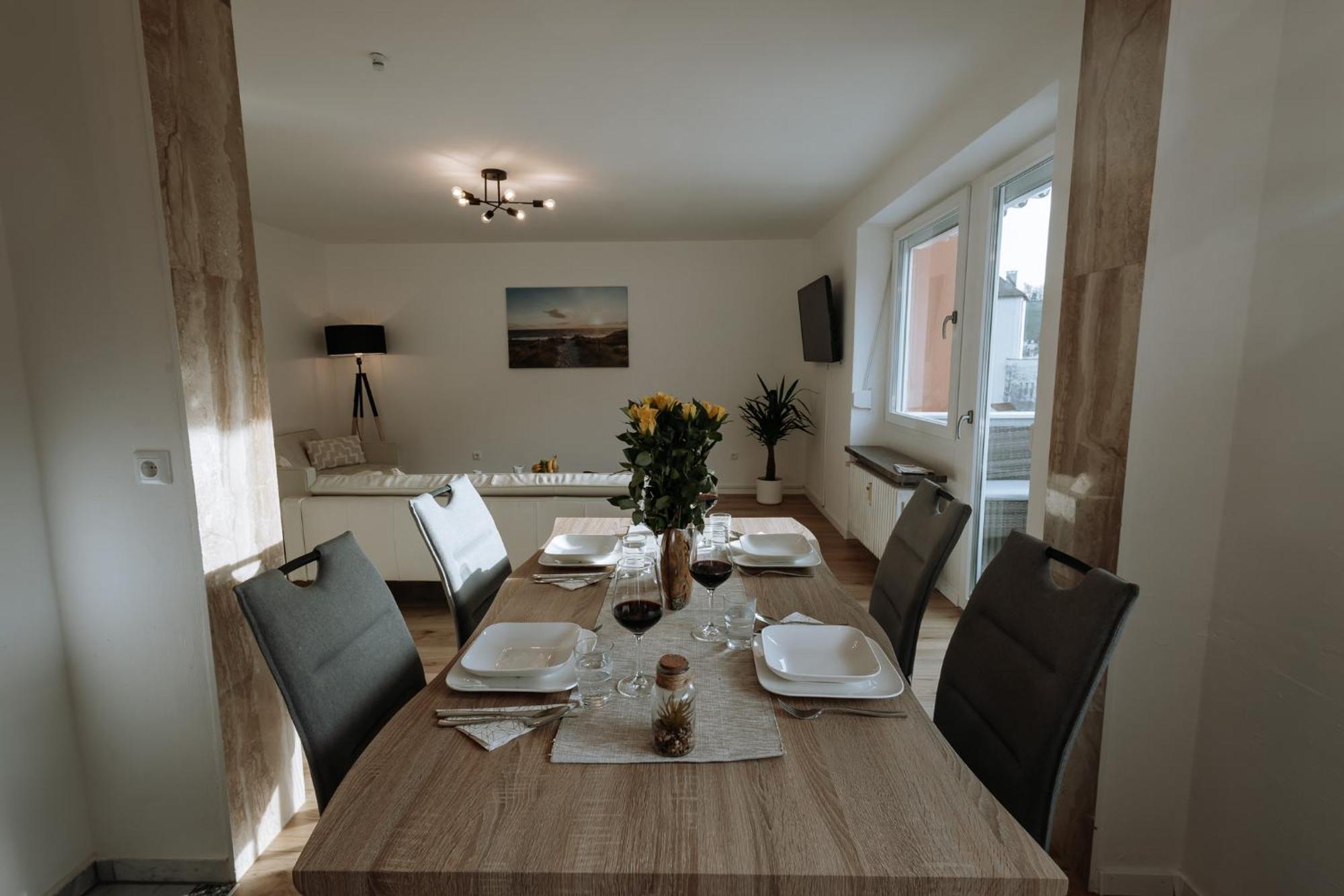 Stilvolles Appartement Mit Blick Auf Das Dreifluesse-Eck Passau Eksteriør bilde